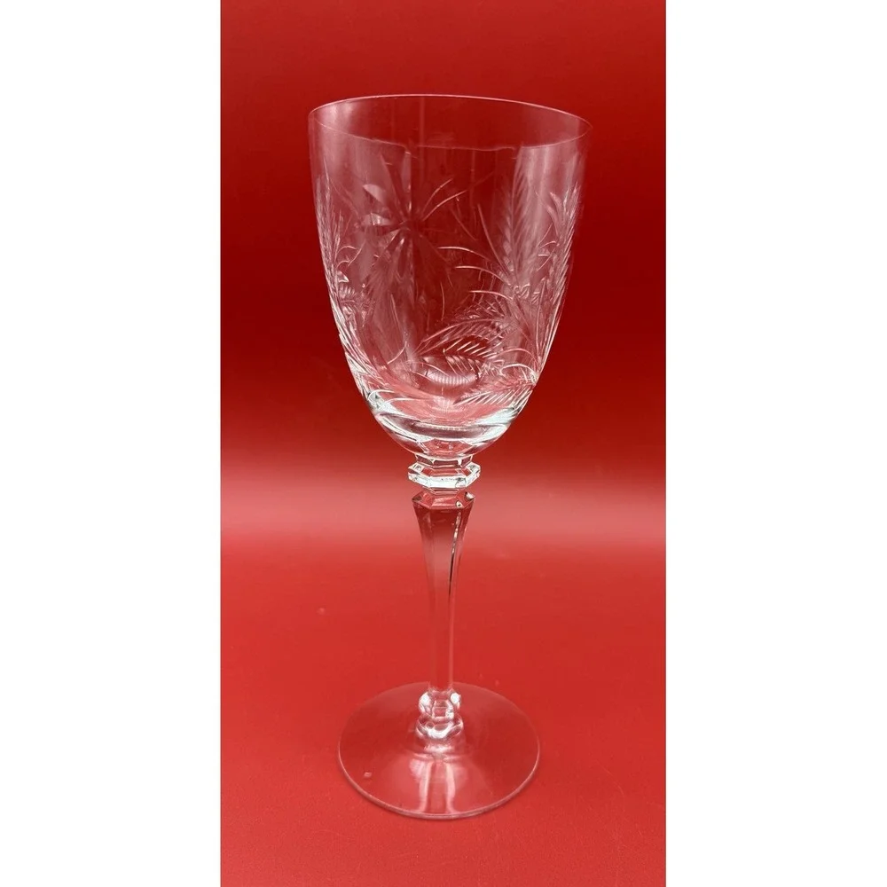 MCM Tiffin-Franciscan Mirabelle Water Goblets Wine Glasses Set For 8